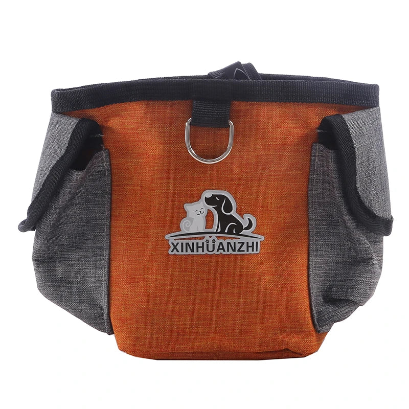 Portable Dog Treat Bag Outdoor Dog Treat Pouch for Training Feeding Bag Large Capacity Pet Trainer Waist Bag Dog Supplies