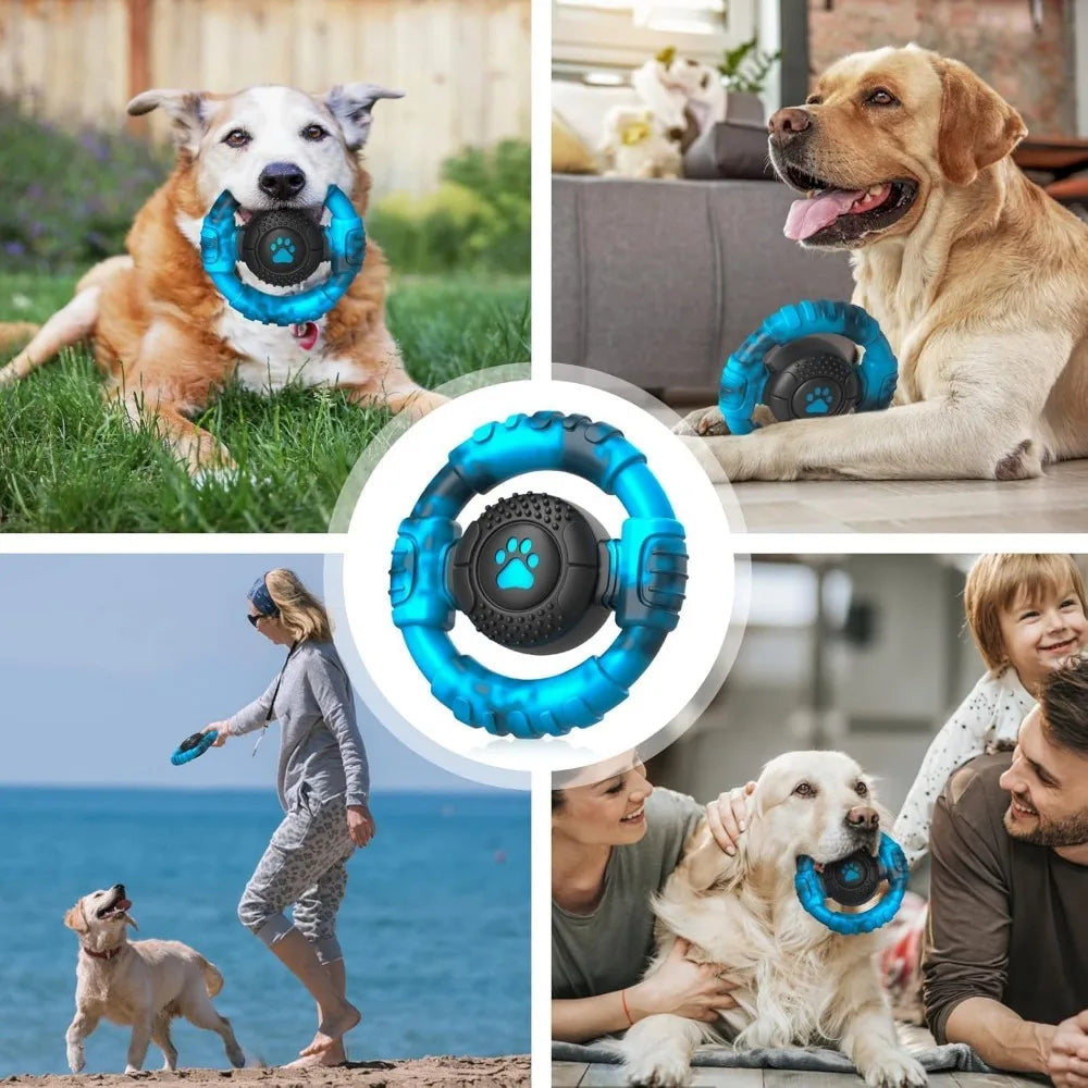 Chew Toys for Medium Large Breed, Tough Dog Toys for Aggressive Chewers, Indestructible Squeaky Dog Chew Toys to Keep Them Busy,