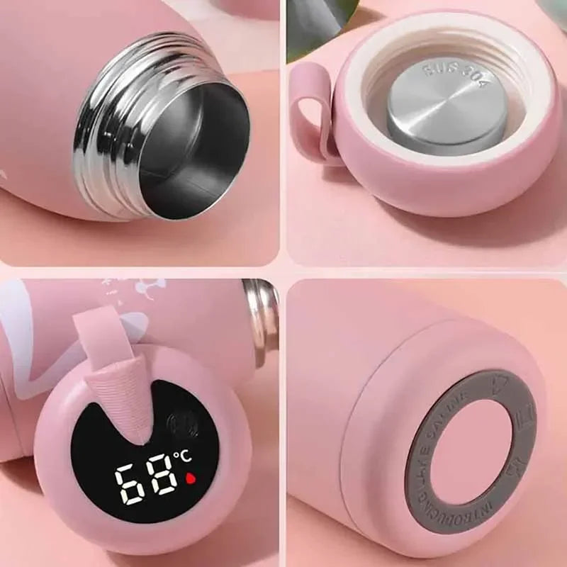 320ml Stainless Steel Thermos Water Bottle For Children Smart  Insulation Cup Temperature Display Thermal Mug Insulated Bottle