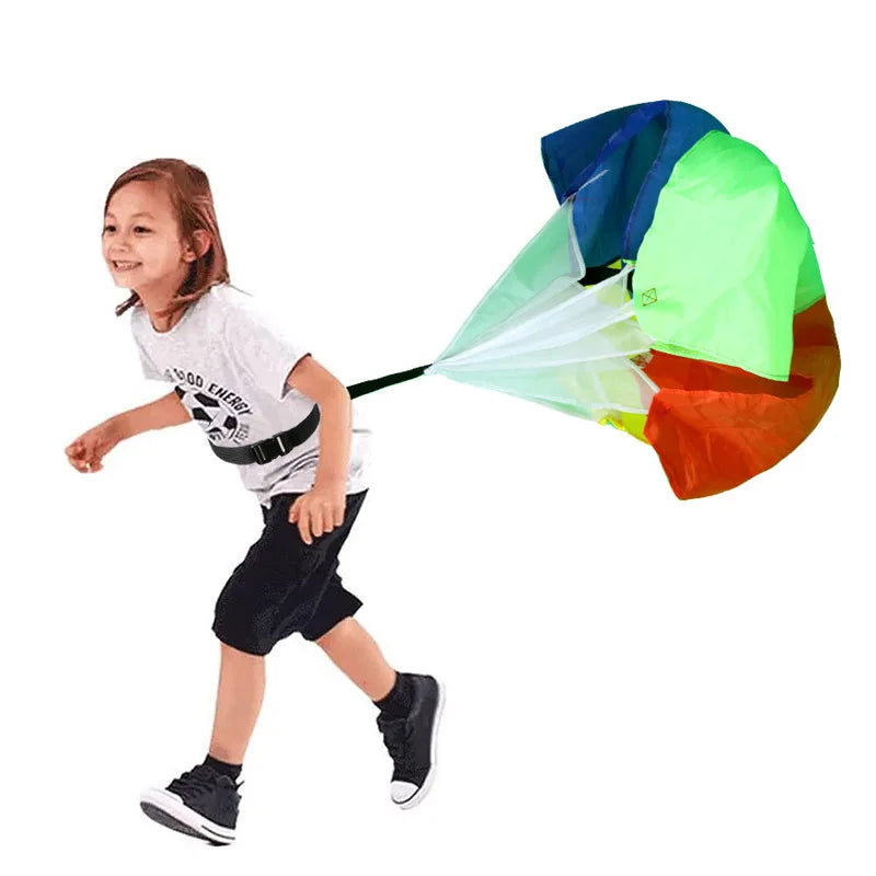 Multicolor Resistance Parachute For Speed Training Kids Running Drag Chute Soccer Football Games Children Toys Outdoor Sports