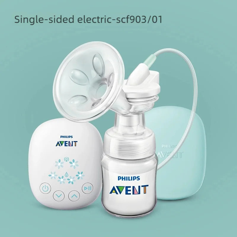 PHILIPS AVENT Portable Single Electric Breast Pump with Smart Massage & Petal Stimulation – Mimics Baby’s Natural Sucking