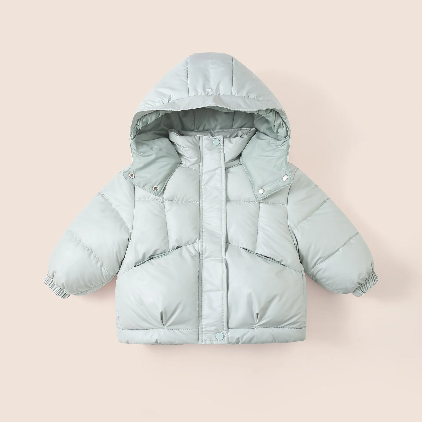 Winter Kids Girls Outerwear Fleece Thick Warm Teens Girls Parkas Hooded Toddler Baby Girls Jacket Outfit Little Boy Coat