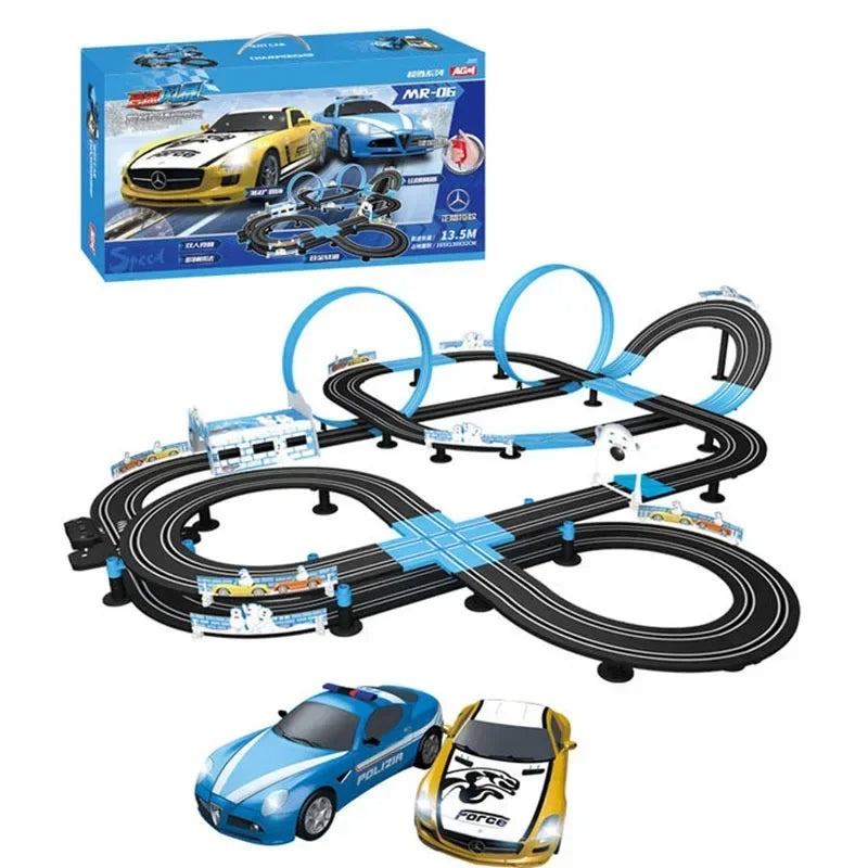 Toy Rc Set Racing Track Electric Double Remote Control Car Interactive Autorama Circuit Voiture Christmas Toy For Boy Children