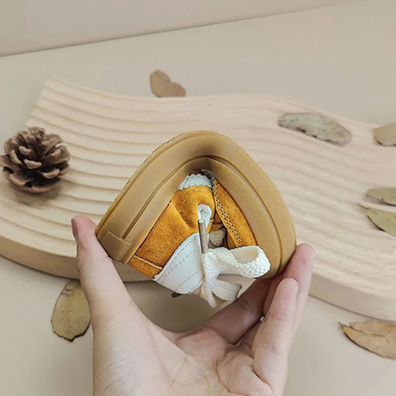 New Spring Autumn Baby Shoes Leather Toddler Kids Sneakers Outdoor Boys Tennis Soft Sole Fashion little Girls Sneakers EU16-25