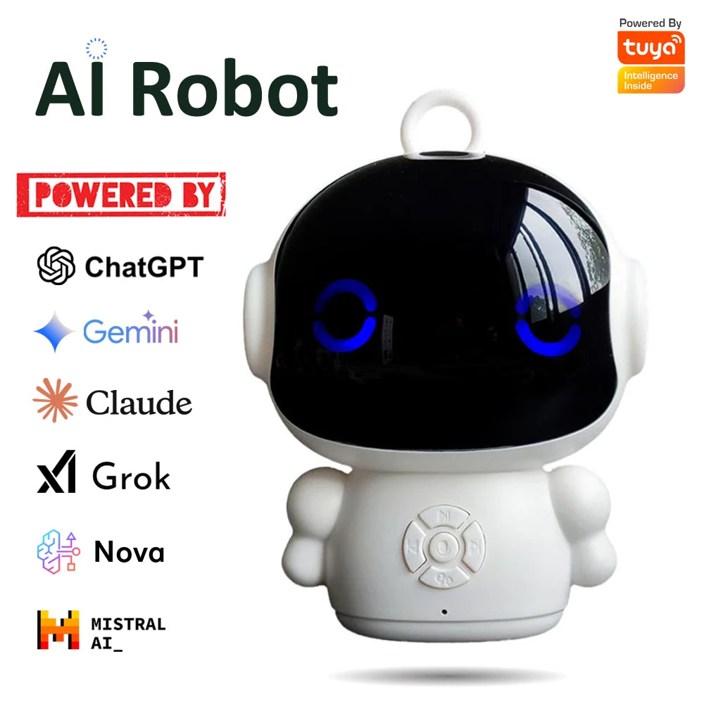 Tuya Smart Life AI Voice Recognition Robot Early Education Toys for Kids Speech Interactive Telling Stories Companion Chatbot