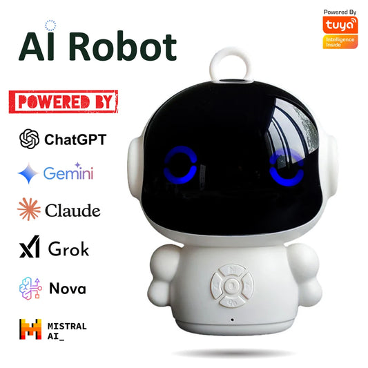 Tuya Smart Life AI Voice Recognition Robot Early Education Toys for Kids Speech Interactive Telling Stories Companion Chatbot