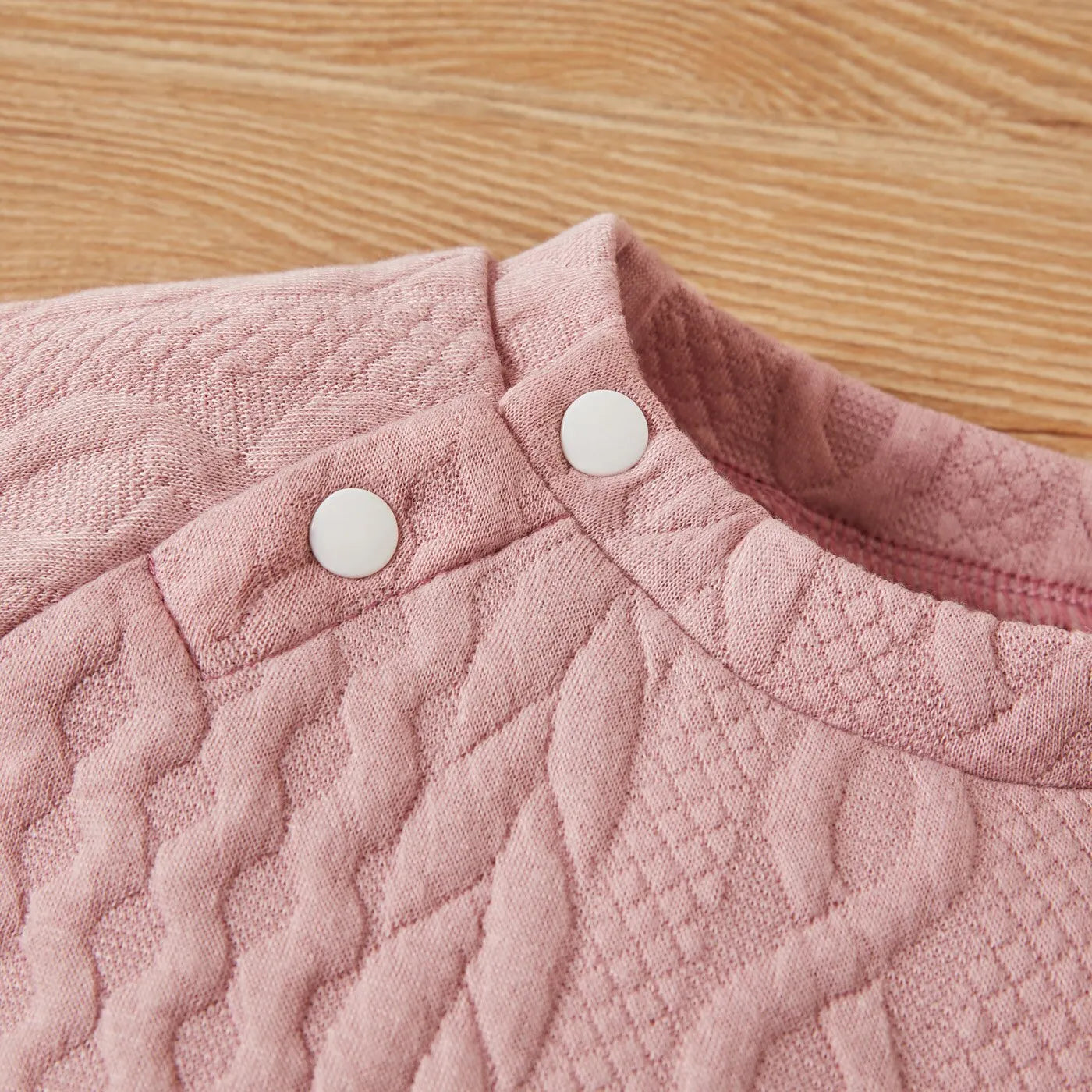 0-3 Years Baby Boys & Girls 2PCS Autumn Winter Outfit Solid Color Long Sleeve Top + Pants Daily Casual