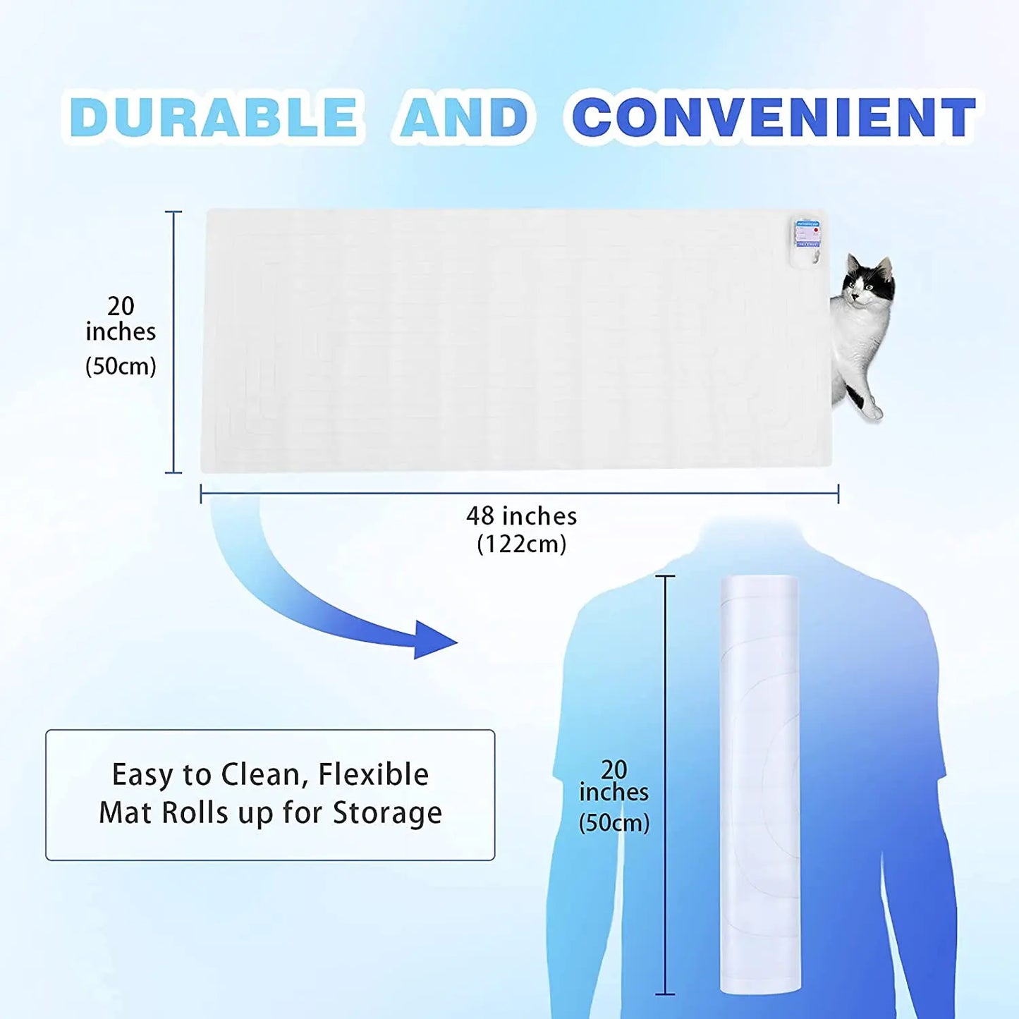 Pet Shock Mat Indoor Safe Shock Training Pads for Dogs and Cats Electric Repellent Mat Keeps Pets Off Sofa Counter Pet Supplies