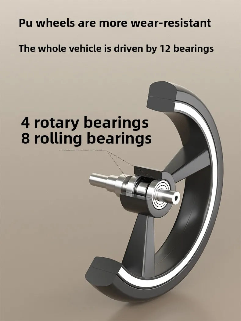 High-view Twin Baby Integrated Stroller, Can Sit or Lie Down, Ultra-light Portable Foldable Outdoor Travel Stroller