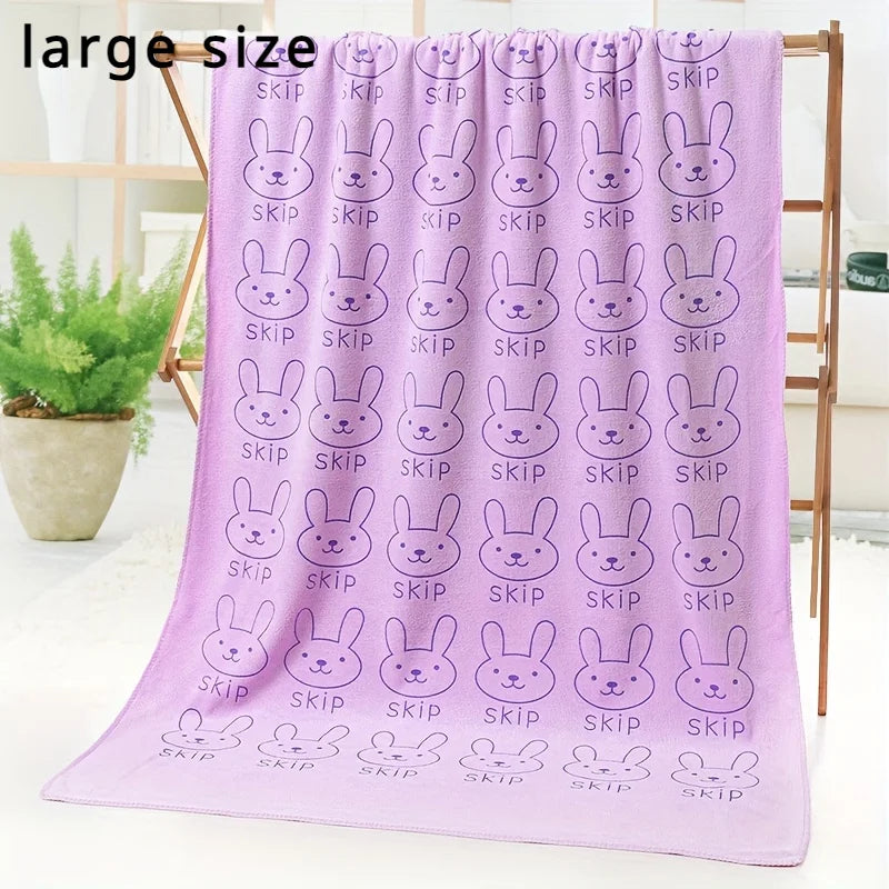 1pc Ultra Fine Fiber Super Absorbent Pet Bath Towel, Fast Drying, Soft and Comfortable Small To Large Dog and Cat Grooming Towel