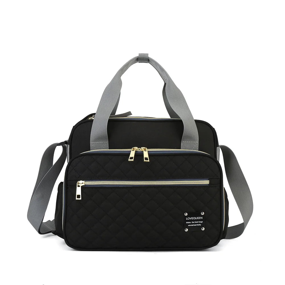 New Style Waterproof Diaper Bag Large Capacity Messenger Travel Bag Multifunctional Maternity Mother Baby Stroller nappy Bags