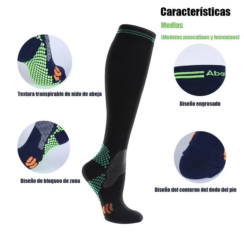 1/3 Pairs Dropship Compression Socks Varicose Veins 20-30 Mmhg Men Women Socks For Running Cycling,Football Soccer Stockings