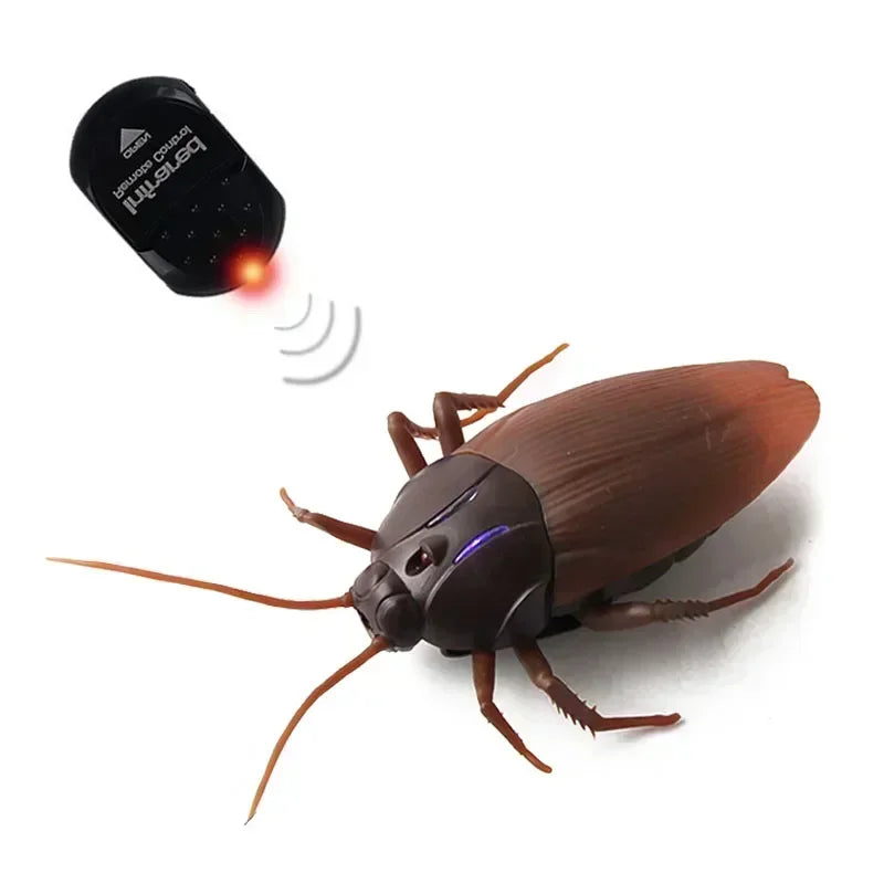 Trick Electric Cockroach Pet RC Simulation Spider Robotic Remote Control Ant Toy Halloween Xmas Mini Gift for Adult Prank Insect