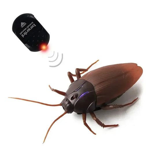 Trick Electric Cockroach Pet RC Simulation Spider Robotic Remote Control Ant Toy Halloween Xmas Mini Gift for Adult Prank Insect