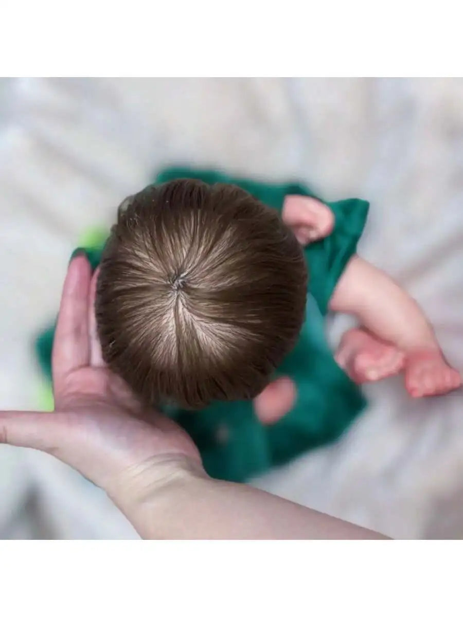 Saskia 16 Inch Emmy Silicone Reborn Baby Boy Can Open Mouth Handmade Realistic Newborn Doll Best For Children Christmas Gift