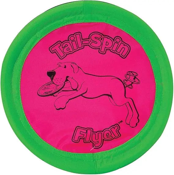 Booda 3 Pack of Tail-Spin Flyer Dog Toys, 10-Inch
