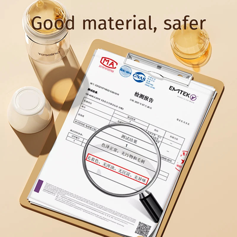 Newborn Baby Items Feeding Bottle 0-6 Months Anti Bloating Anti Spitting Choking Bebe Glass Baby Bottles 160ml Silicone Nipple