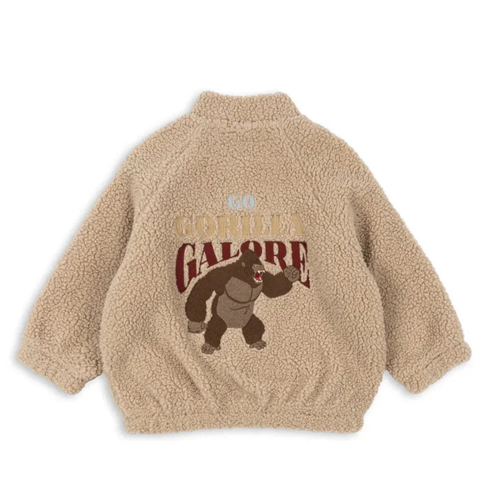 2025 Winter Casual Boys Coat  Sherpa Jacket  Boys Girls Fashion Fleece Warm Outfit for Boys Girls Winter Kids Clothing