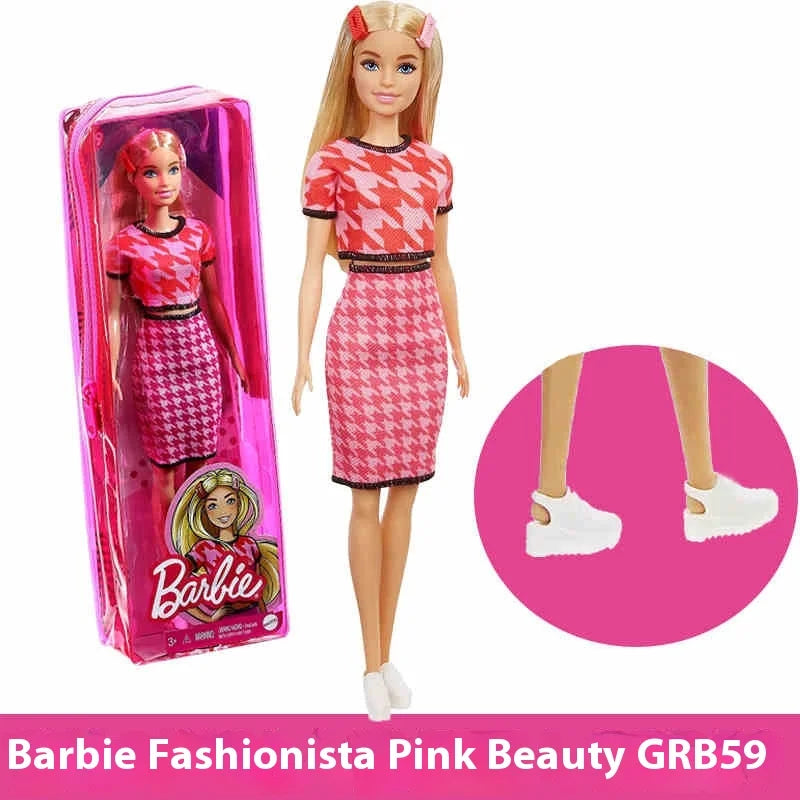 Barbie Fashion Expert Doll Princess Toy Set Birthday Gift For Girls Collectible Figures Fashion Dolls Kids Playhouse Accessories