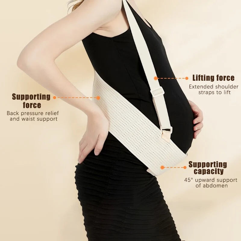 1 Pcs Prenatal Abdominal Support Belt For Pregnant Women Summer Breathable Support Belt Waist Support Belt Abdominal Belt