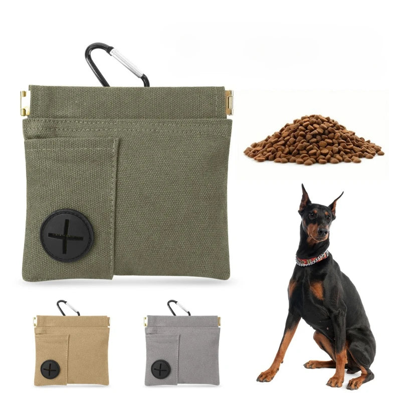1PCS Pet Training Waist Bag Portable Outdoor Poo Bags Dog Training Bags Pet Snack Food Container Puppy Snack Reward Waist Bag