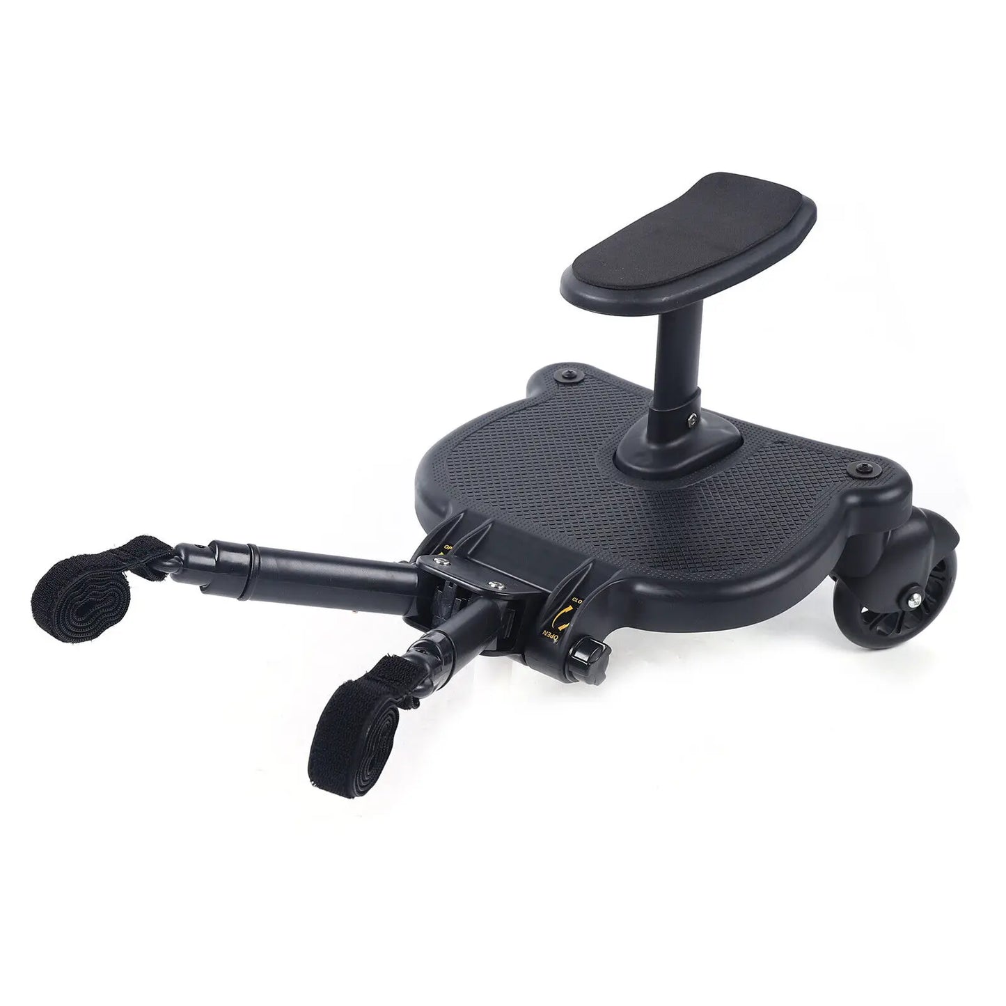 Stroller Board Universal 2in1 Stroller Ride Board Buggy Wheeled Board Seat Pedal with Detachable Seat Standing Board