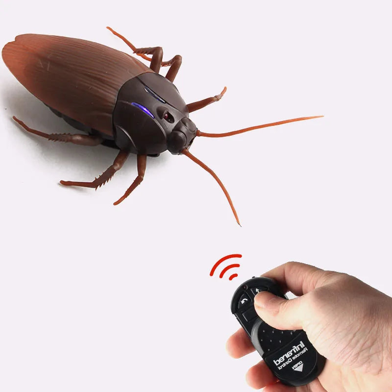 Trick Electric Cockroach Pet RC Simulation Spider Robotic Remote Control Ant Toy Halloween Xmas Mini Gift for Adult Prank Insect