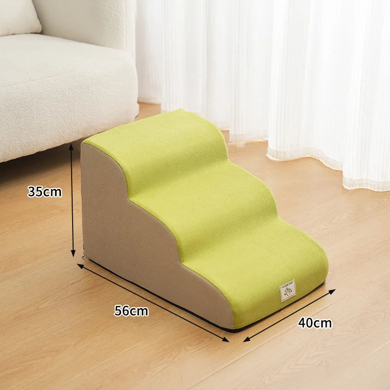 Pet High Density Foam Dog Secure Stairs Ramps Non-Slip Pet Steps for Older Dogs Pet with Joint Pain Sofa Bed Ladder Pet Supplies