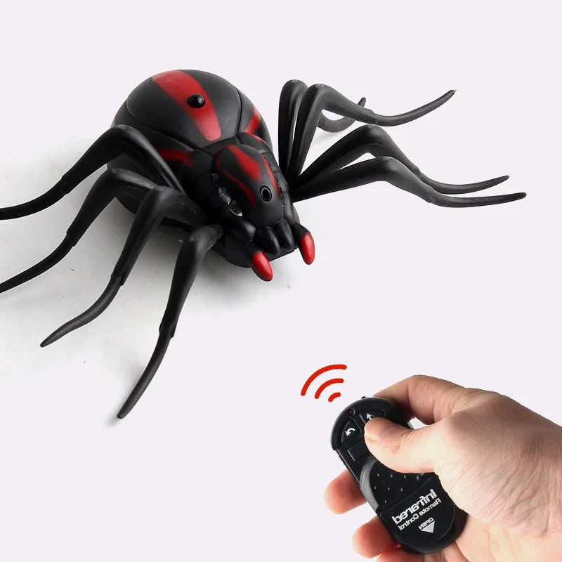 Trick Electric Cockroach Pet RC Simulation Spider Robotic Remote Control Ant Toy Halloween Xmas Mini Gift for Adult Prank Insect