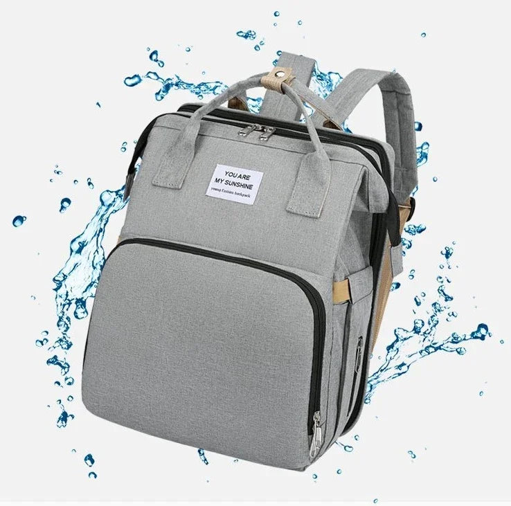 Multifunctional Mommy Bag Large Capacity Foldable Stroller Diaper Organizer Travel Shoulder Bags for Mother and Baby