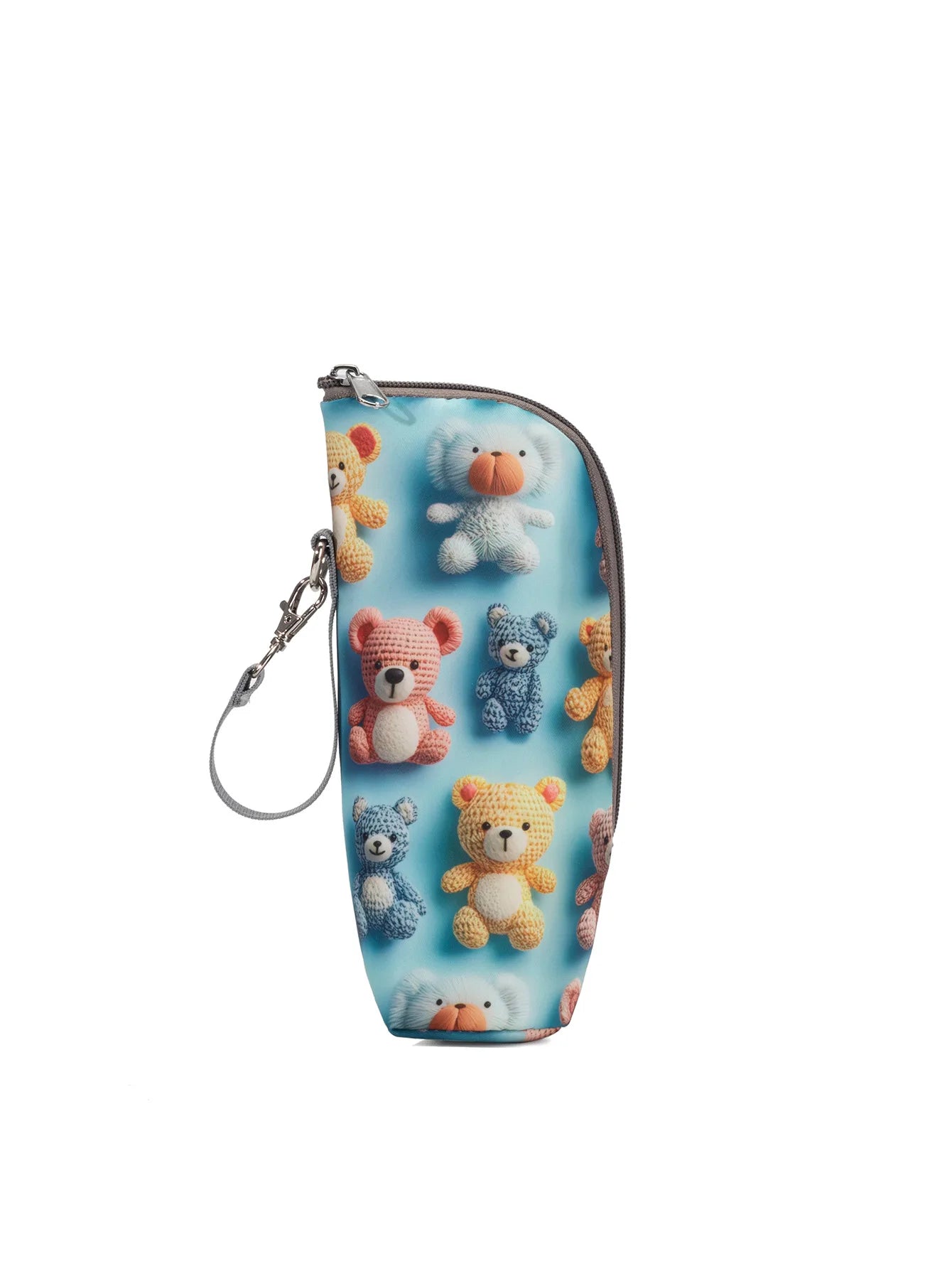 New Baby Bottle Bag Bottle Warmer Baby Feeding 3D Pattern Aluminum Mold Insulation Stroller Hanging Bag For Storage Cups Drinks