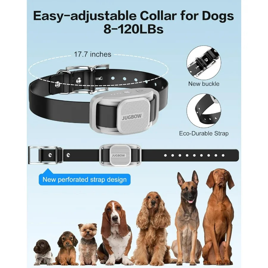 Dog Training Collar 4200FT Dog Collar with Remote for Small Medium Large Dogs LED Light Electric Collar with Beep Safe Static V