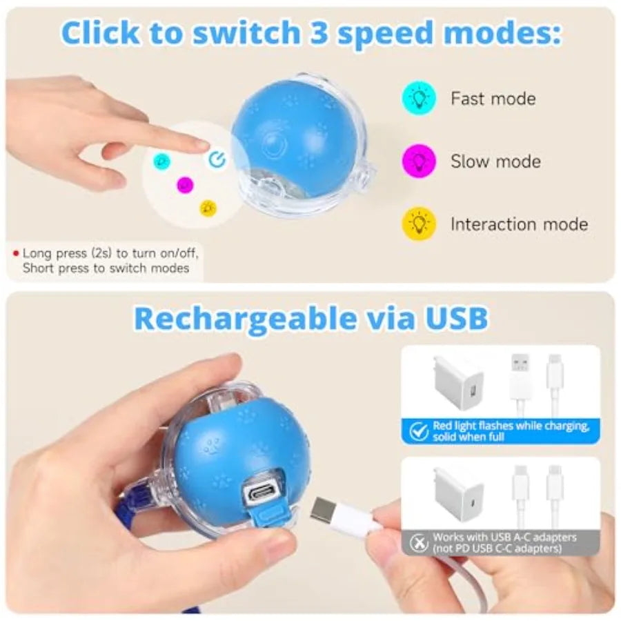 Interactive Cat Toy for Indoor Cats Hide and Seek Cat Toy Cat Play Mat Automatic  Activated Cat Enrichment Toys Electric SelfMo