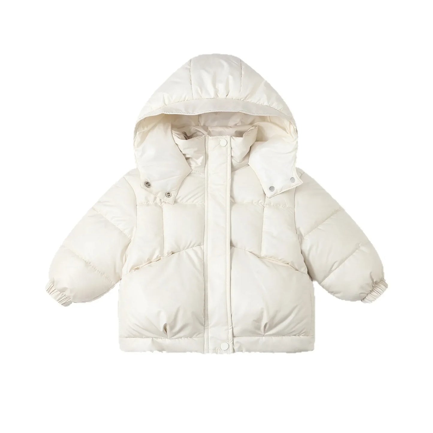 Winter Kids Girls Outerwear Fleece Thick Warm Teens Girls Parkas Hooded Toddler Baby Girls Jacket Outfit Little Boy Coat