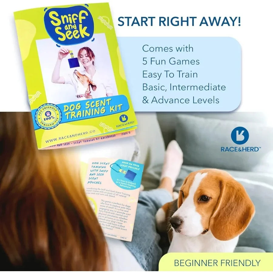 Dog Scent Training Kit Brain Training Games Nosework Toys Smell Training Kit for Loss of Smell Dog Training Kit for Scent Work