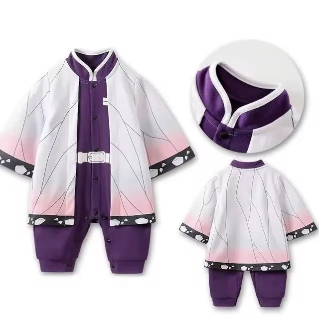cosplay baby Infant Romper Boy Girl Anime Clothes Halloween Costume Kids Cotton Jumpsuit Toddler Overalls