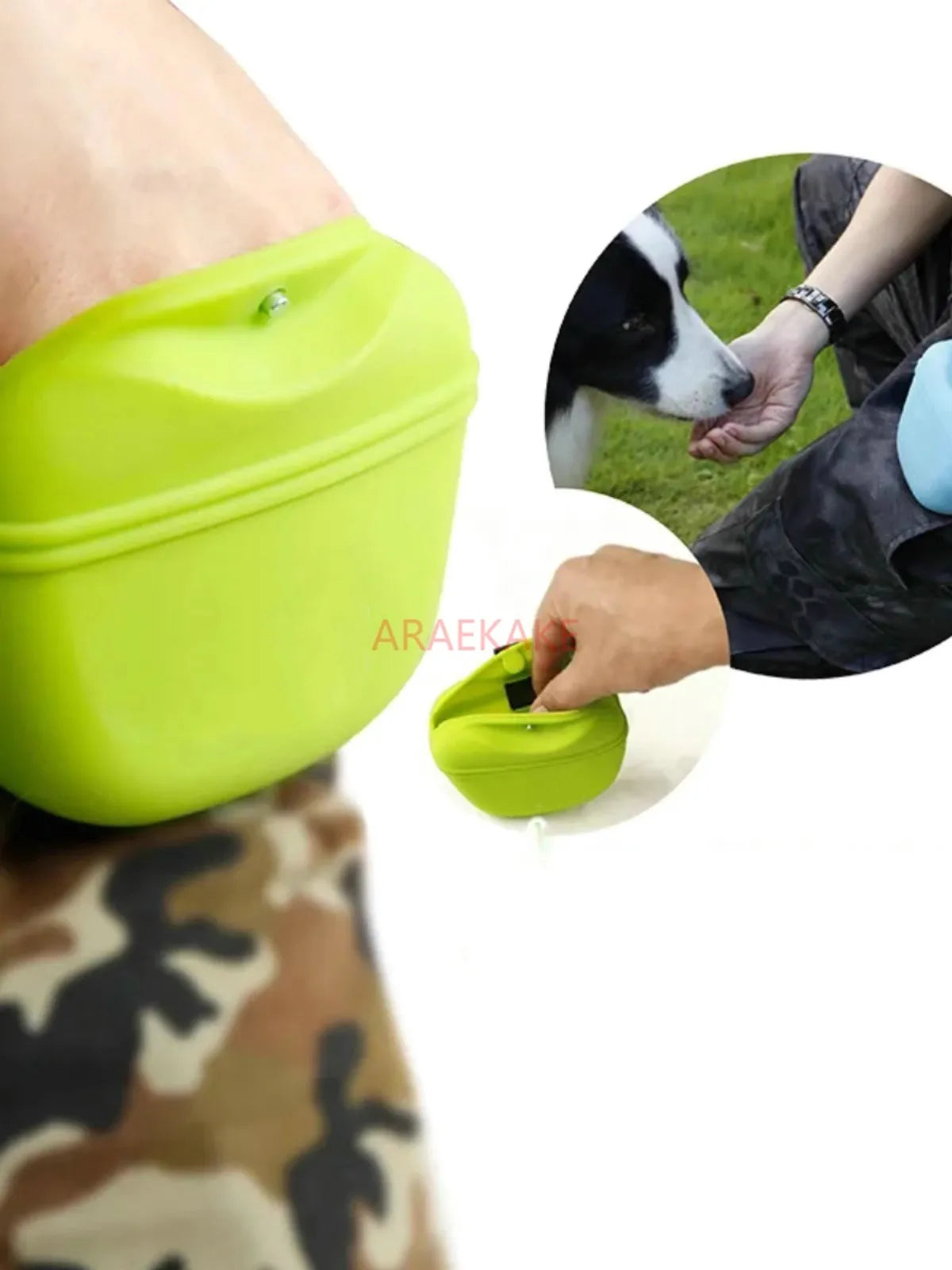 Dog training waist bag, pet walking tool, dog training reward, dog food waist bag, dog food bag, portable snack bag