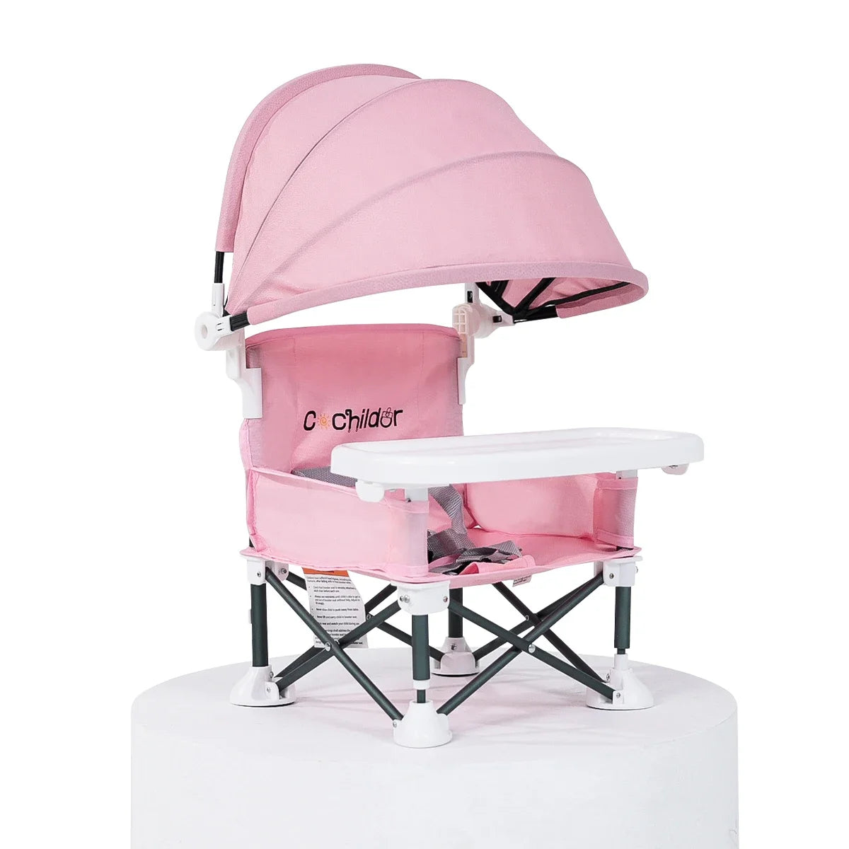 Kids chair, Portable and foldable, it can be used to increase the height of the seat, as a feeding chair and an outdoor camping