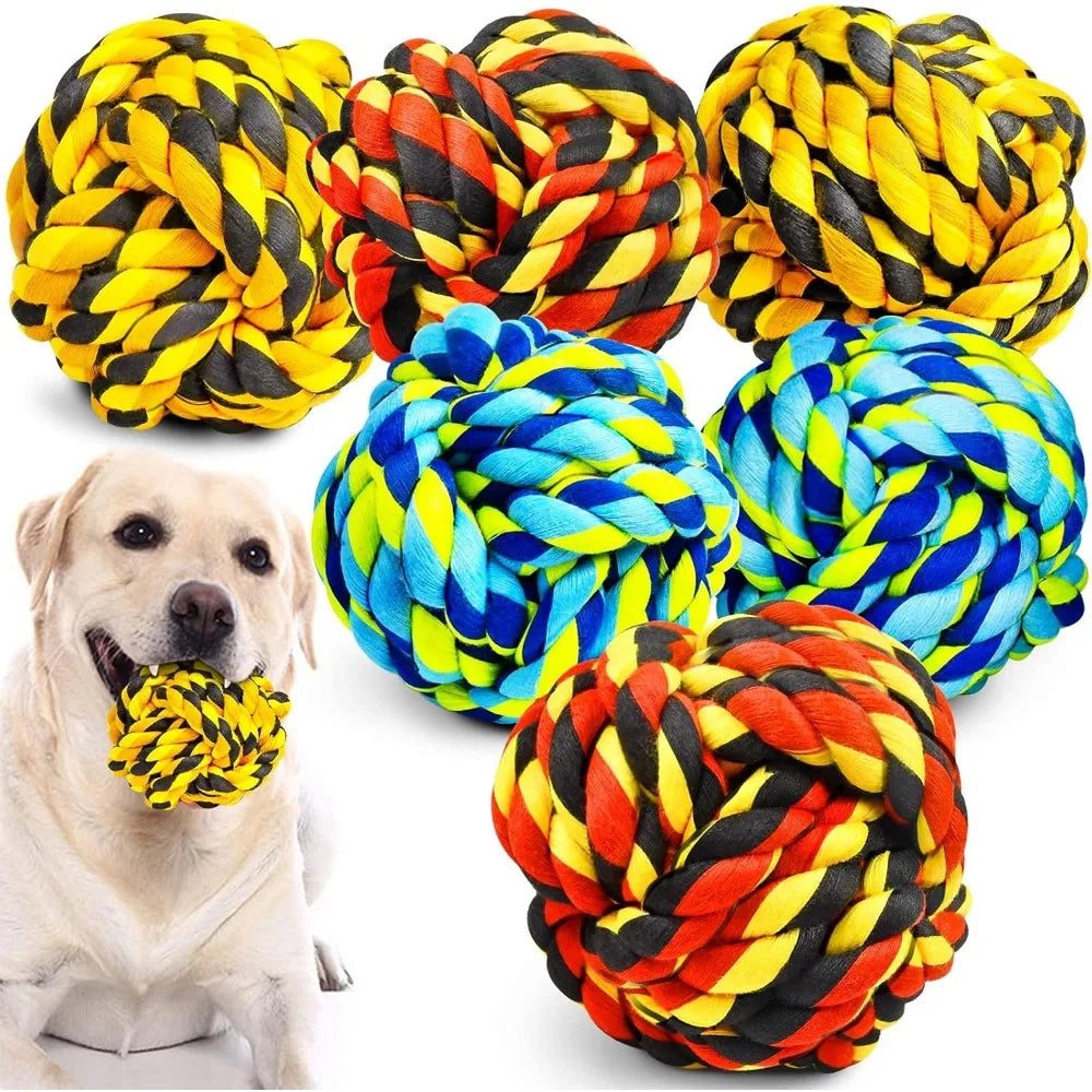 "Sharlvoy XL Dog Chew Toys for Aggressive Chewers, Durable Balls for Large Dogs, Heavy Duty Toys, Squeaky Toys for Small Dogs"