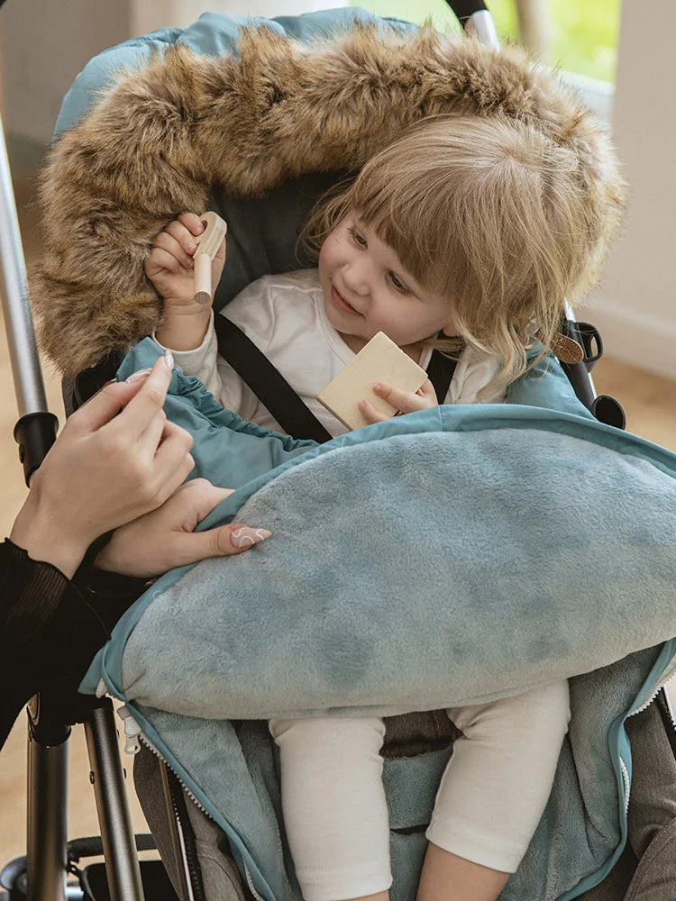 0-36 Months Baby Stroller Footmuff Removable Winter Warm Thicker Envelope For Discharge Universal Pram Baby Stroller Accessories