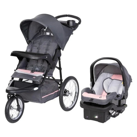 Expedition® Jogger Travel System with EZ-Lift™ Infant Car Seat, Dash Pink