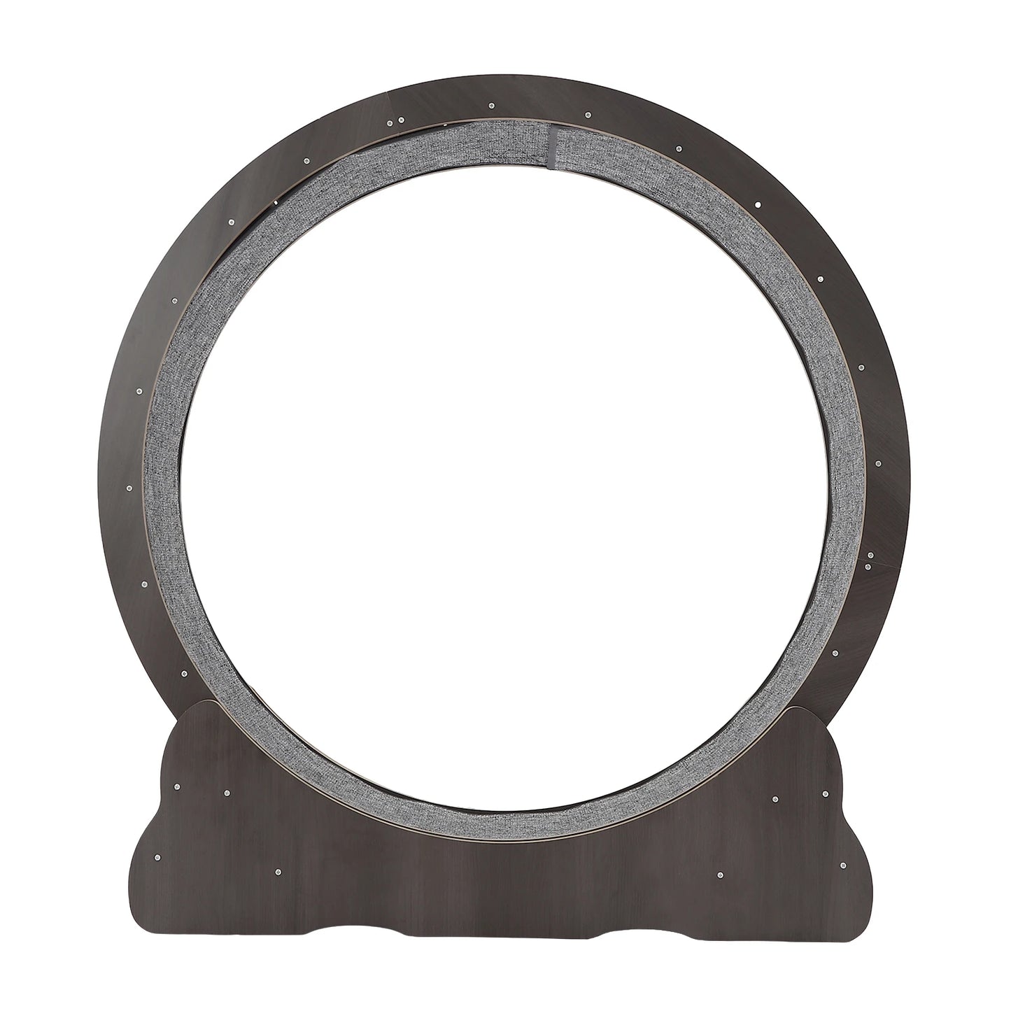 Modern Brown Cats Wheel Round Cat Running Exercise Wheel Indoor Cats Floor Mount