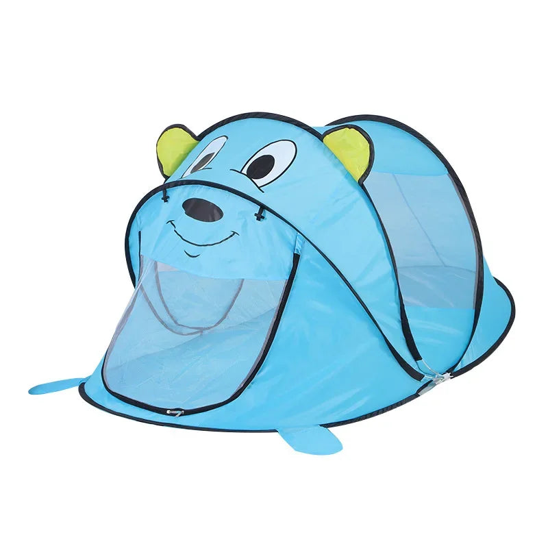 Cartoon Animal Children Play House Outdoors Pop Up Toy Tent Indoor Net Baby Ball Pit Pool New Portable Tiger kids' Tent Gifts