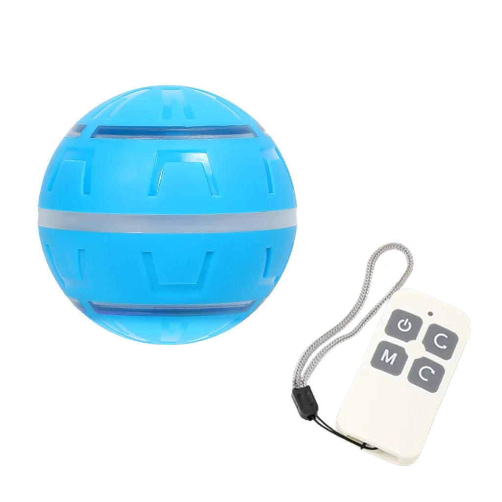 New Pet Electric Toy Ball Teasing Dog Flash Remote Control Intelligent USB Rechargeable Dog Toys Bite-resistant Pet Supplies