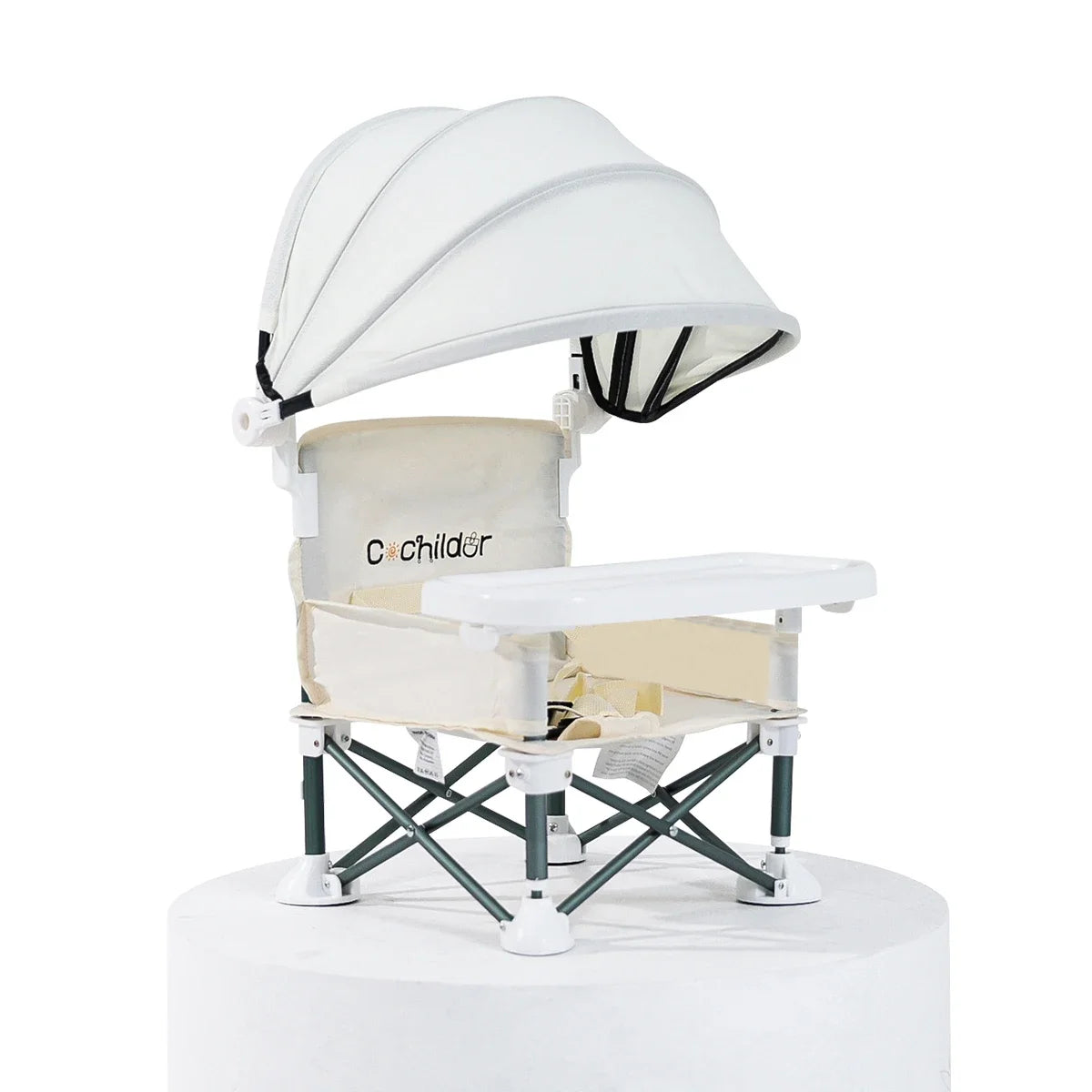 Kids chair, Portable and foldable, it can be used to increase the height of the seat, as a feeding chair and an outdoor camping