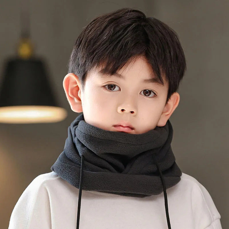 Kids Winter Fleece Balaclava Hat Thick Warm Windproof Outdoor Cycling for Boys Girls