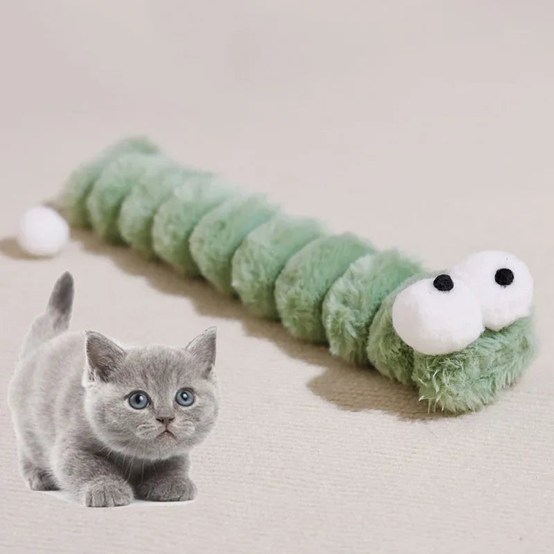 Plush Cat Chew Toy Catnip Self-hi Bite Toys Strip Pillow Teaser Toys for Cats Soft Interactive Cat Plaything Kitten Toys