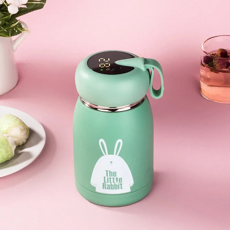 320ml Stainless Steel Thermos Water Bottle For Children Smart  Insulation Cup Temperature Display Thermal Mug Insulated Bottle