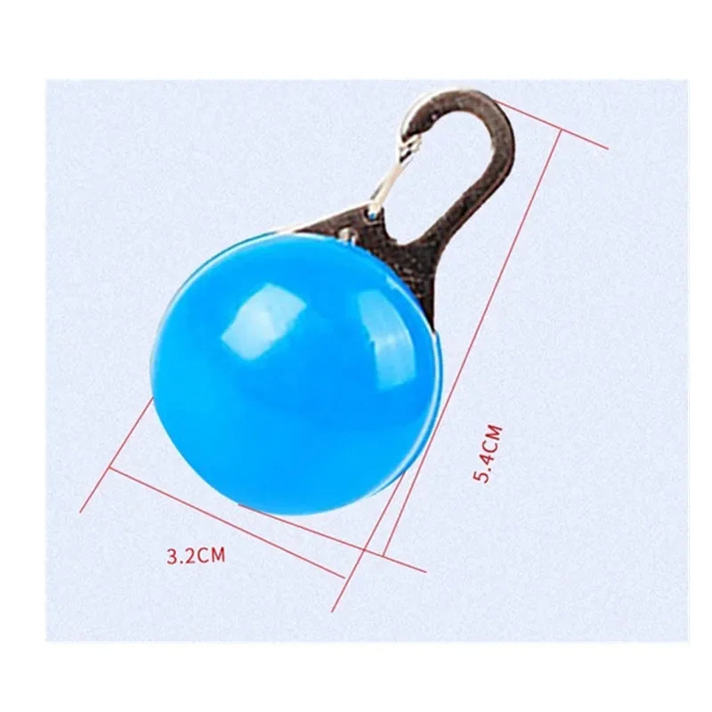 LED Dog Collar Light, Glow in The Dark Reflective Strip, Anti-Lost Night Safety Pendant for Pets Cat Christmas Gift