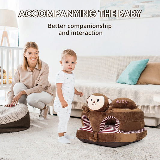 Children's sofa, with a granular base that is not easily slippery, lightweight, and easy to carry, allowing children to learn ho